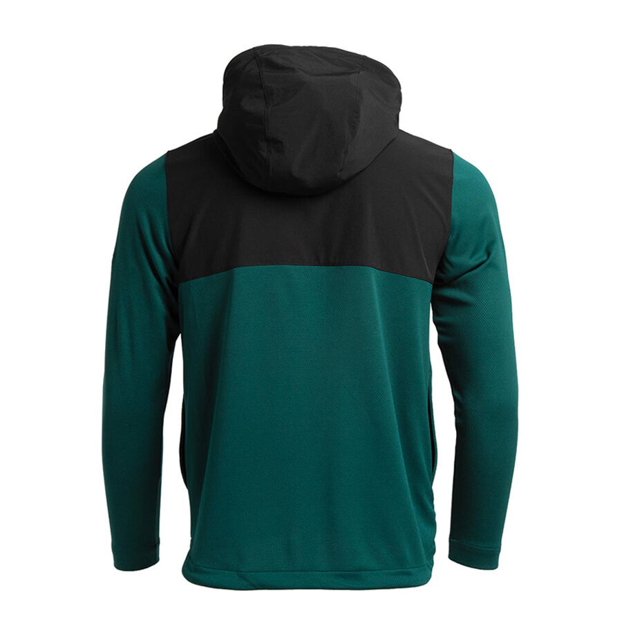 Unisex Lightweight Fitted Zip Hooded Sweatshirt, Black / SM