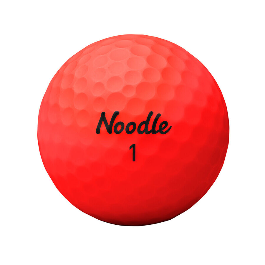 Noodle Golf Balls | Neon Matte Red | TaylorMade Golf | TaylorMade