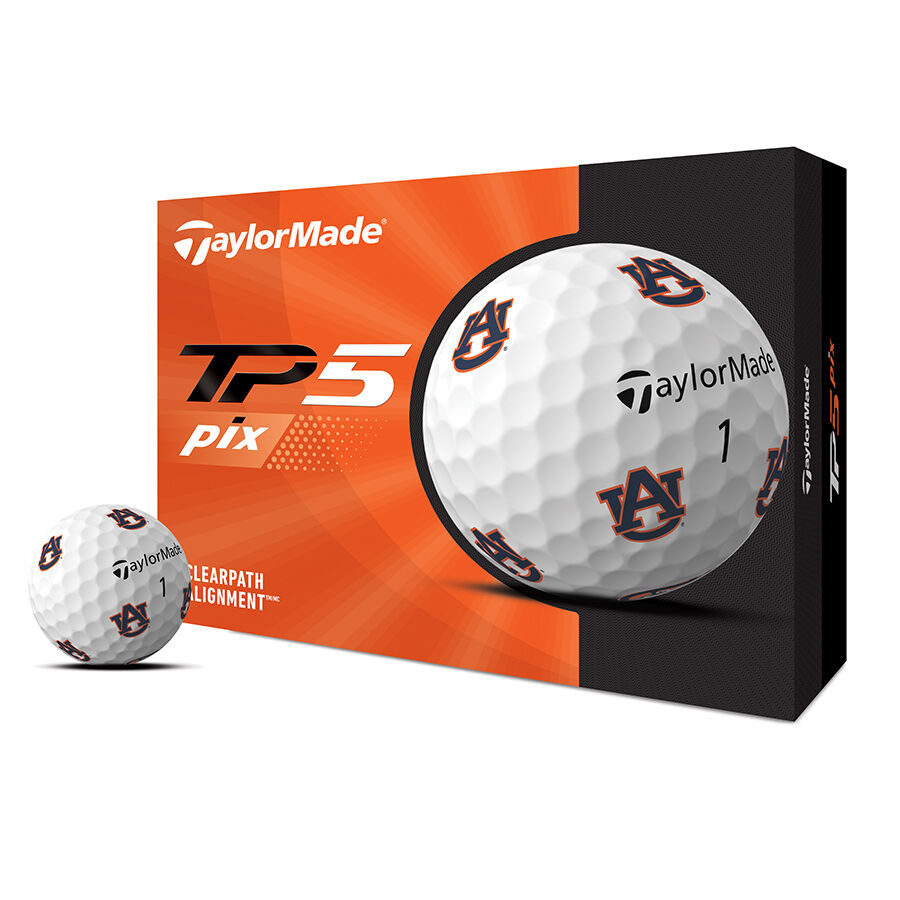 TP5 pix Auburn Tigers Golf Balls | TaylorMade