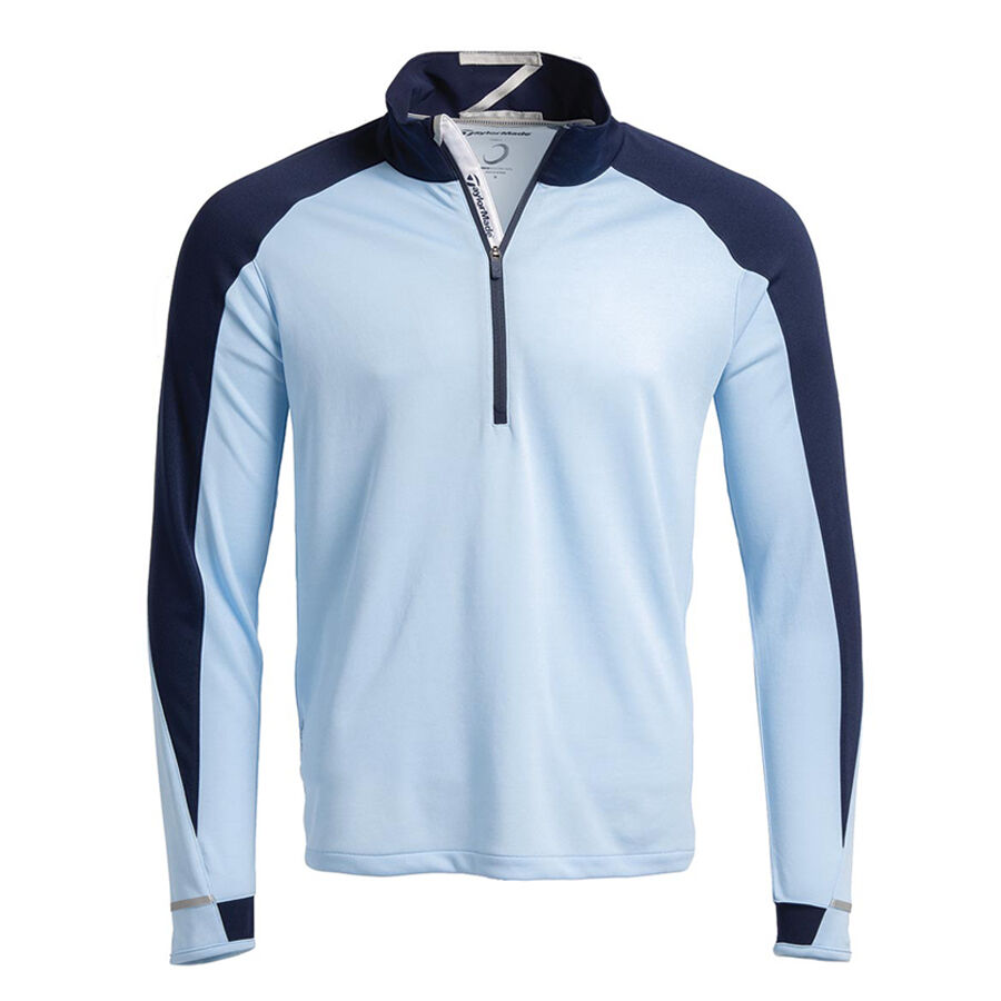 White Tour Performance Men's Golf Quarter Zip Pullover