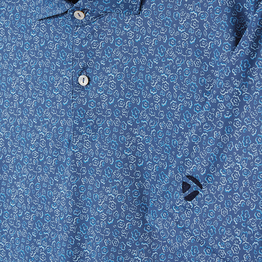 Peter Millar Golf Shirt - Carlsbad Jersey Polo - Blue Pearl SS24
