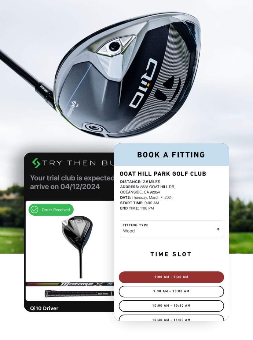 taylormade club fitting online