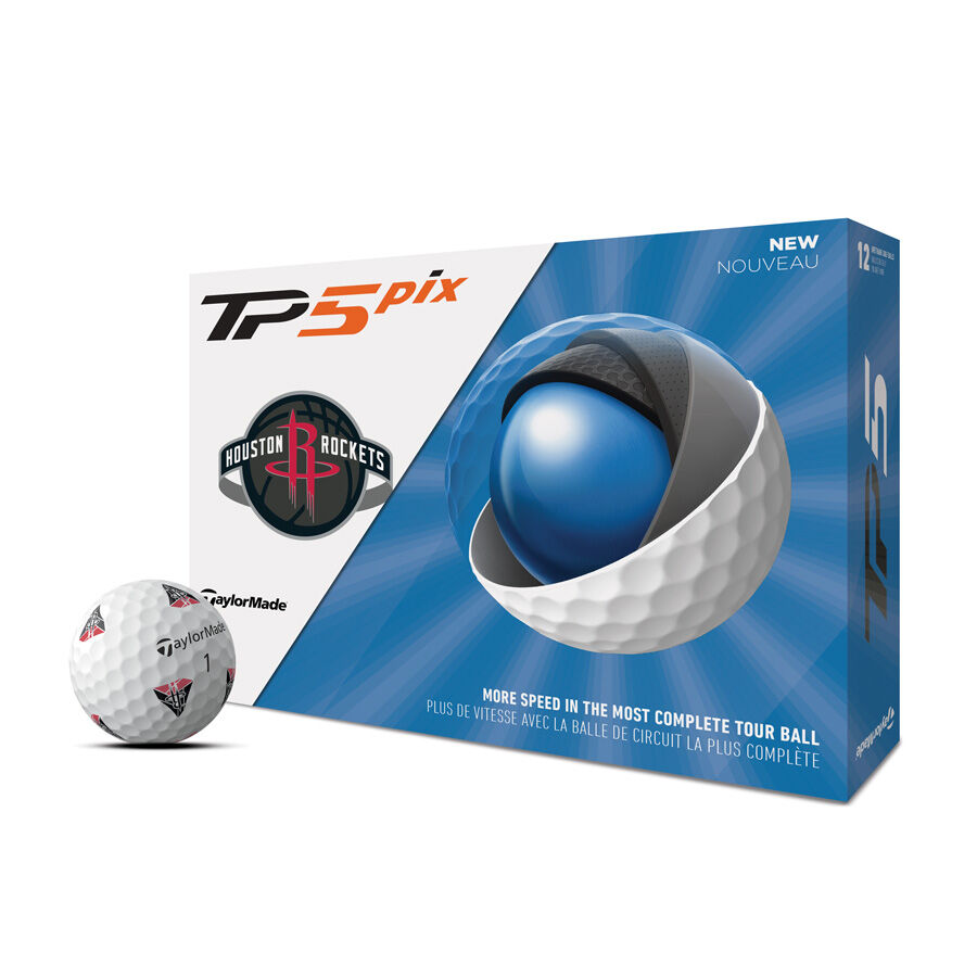 TP5 pix Houston Rockets Golf Balls | TaylorMade Golf