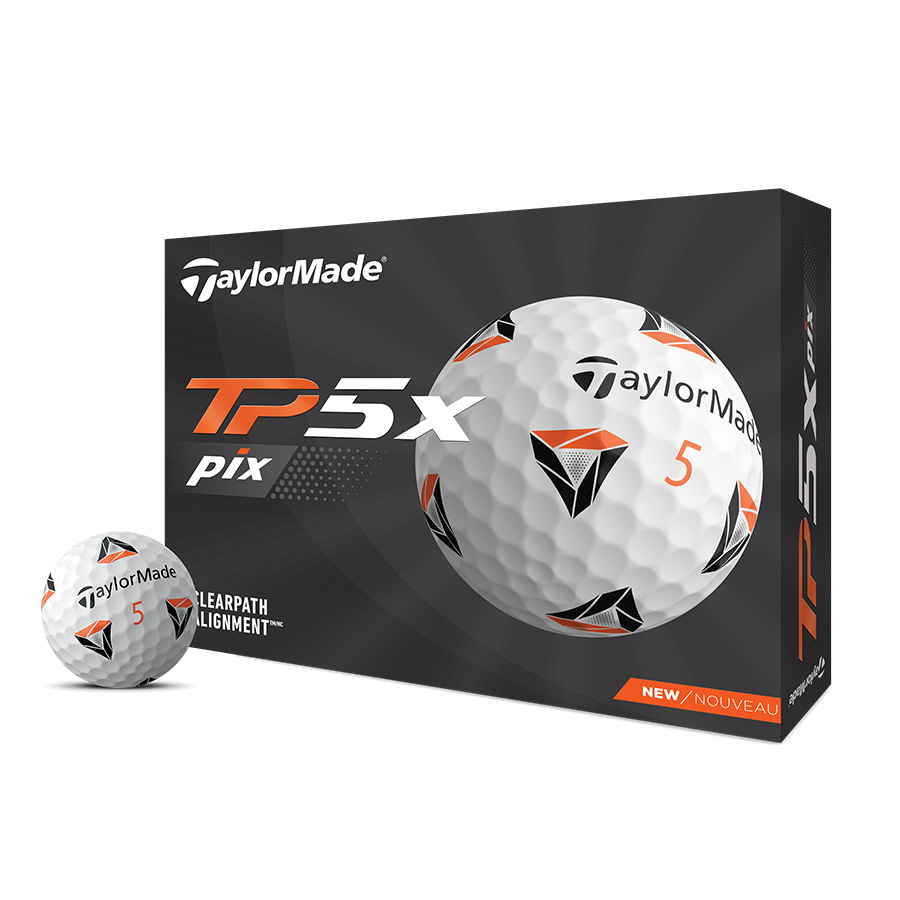 TaylorMade TP5 Pix USA Golf Balls