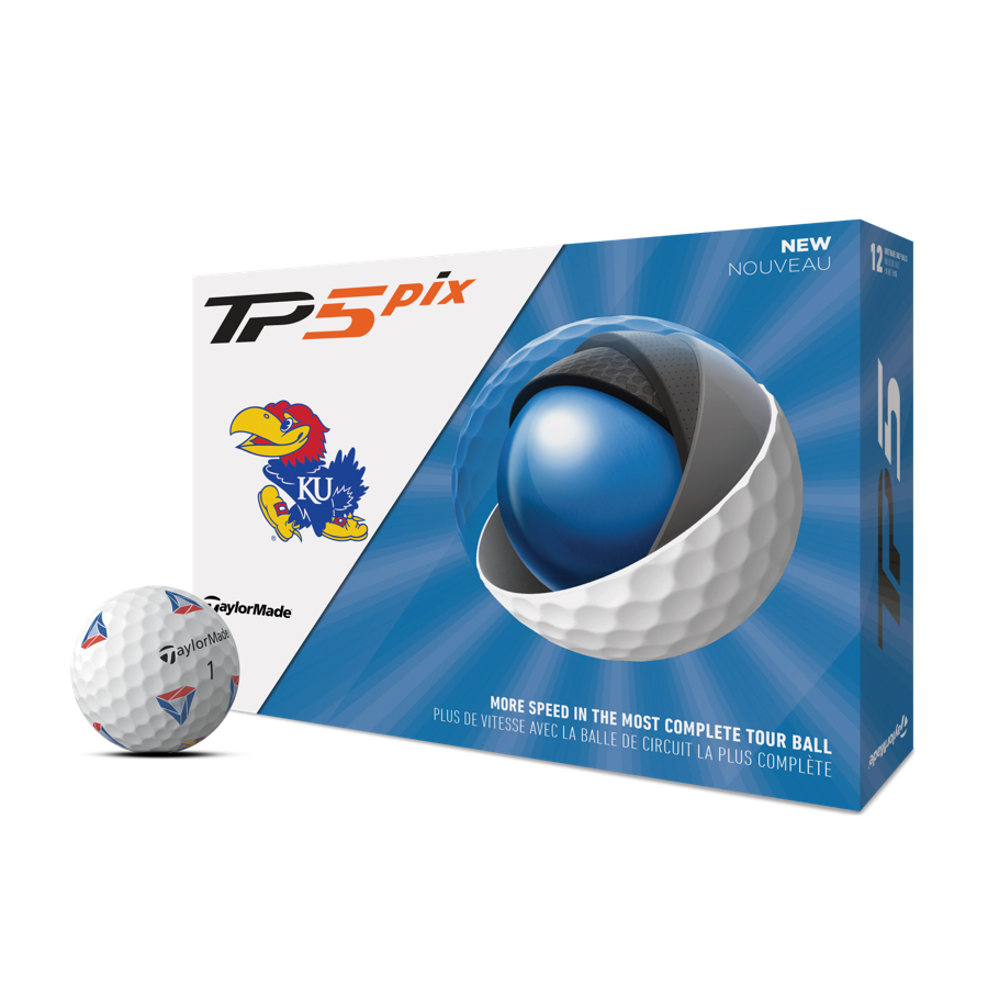 TP5 pix Kansas Jayhawks Golf Balls TaylorMade Golf