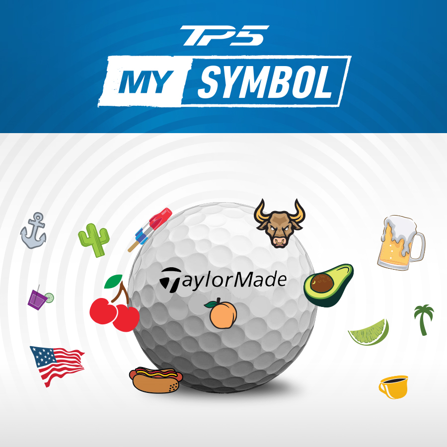 TaylorMade TP5 Pix USA Golf Balls